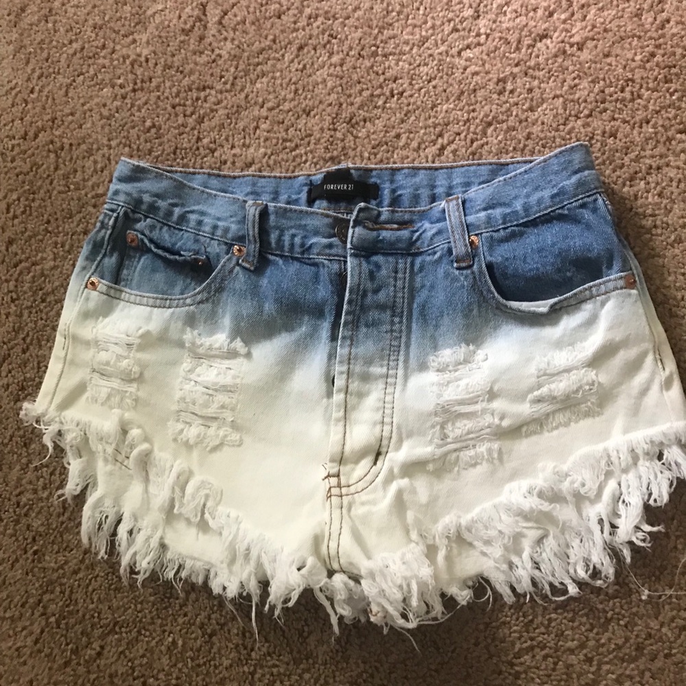 Forever 21 ombré shorts